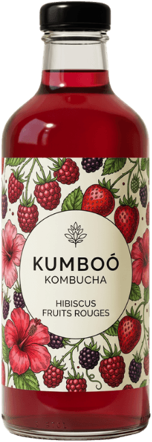 Bouteille Kumboo Hibiscus Fruits Rouges